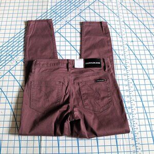 Calvin Klein Purple Ankle Skinny Jeans NWT, Size 2
